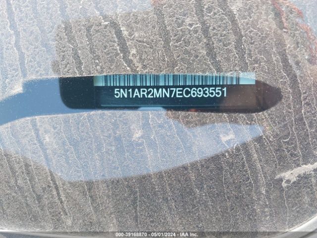 5N1AR2MN7EC693551 Nissan Pathfinder Sl