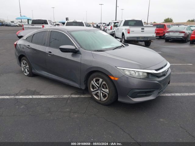 Auction sale of the 2016 Honda Civic Lx, vin: 2HGFC2F58GH570884, lot number: 39169058