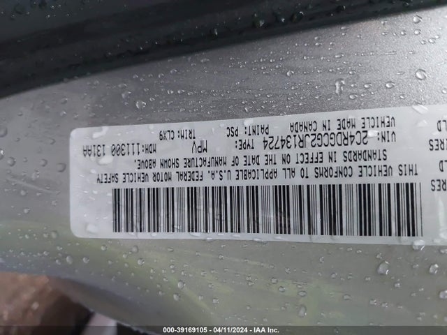 Dodge Grand Caravan Sxt 2018 2C4RDGCG2JR134724 Image 9