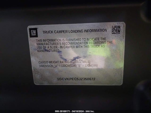 Chevrolet Silverado 1500 Custom 2018 1GCVKPEC5JZ358672 Image 9