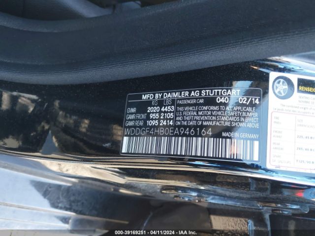WDDGF4HB0EA946164 Mercedes-Benz C 250 Luxury/sport