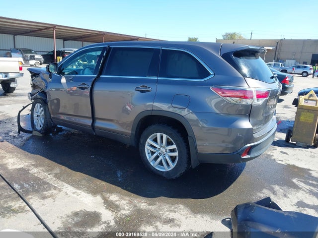 Toyota Highlander Le V6 2015 5TDBKRFH2FS164666 Image 3