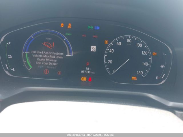 1HGCV3F54KA010001 Honda Accord Hybrid Ex-l