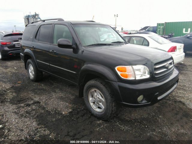 Auction sale of the 2002 Toyota Sequoia Limited V8, vin: 5TDBT48A22S102615, lot number: 39169990