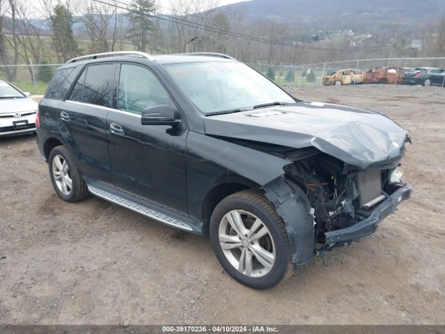 Продажа на аукционе авто 2014 Mercedes-benz Ml 350 4matic, vin: 4JGDA5HB5EA306464, номер лота: 39170236