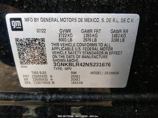 Chevrolet Blazer Awd Premier 2022 3GNKBLR42NS231676 Image 9