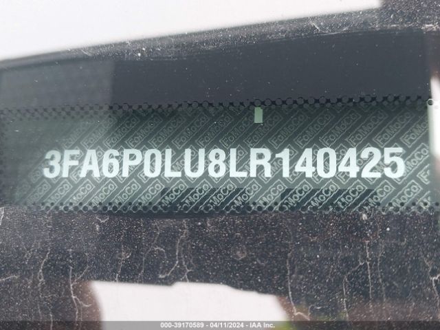 2020 FORD FUSION HYBRID 3FA6P0LU8LR140425 Photo 8