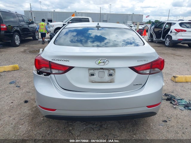 Hyundai Elantra Limited 2015 KMHDH4AE5FU285495 Image 16