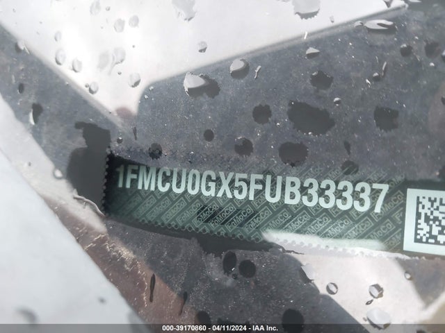 Ford ESCAPE SE 2015 1FMCU0GX5FUB33337 Image 9