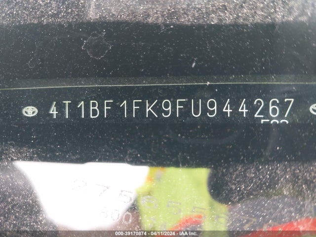 Toyota CAMRY SE 2015 4T1BF1FK9FU944267 Image 9
