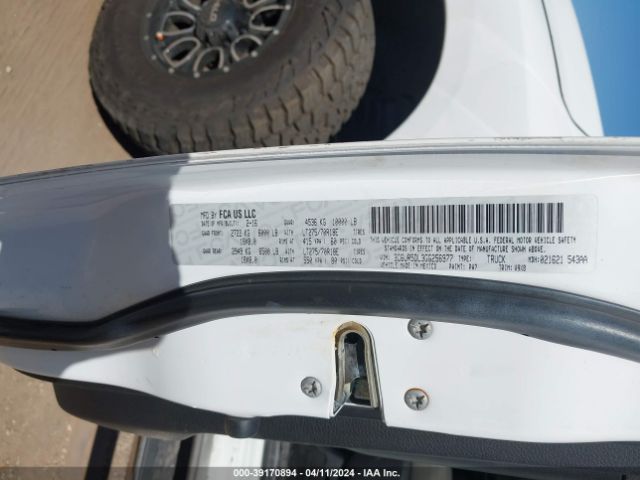 3C6UR5DL3GG256977 RAM 2500 Slt