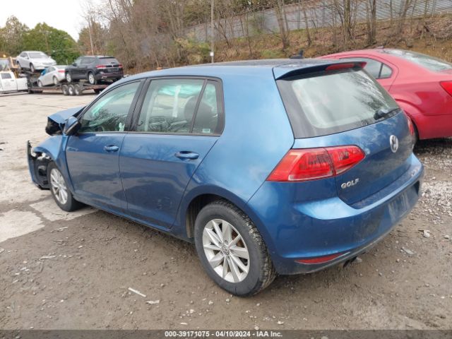 3VW217AU0HM045624 Volkswagen Golf Tsi S 4-door/tsi Se 4-door/tsi Sel 4-door/tsi Wolfsburg Edition 4-door