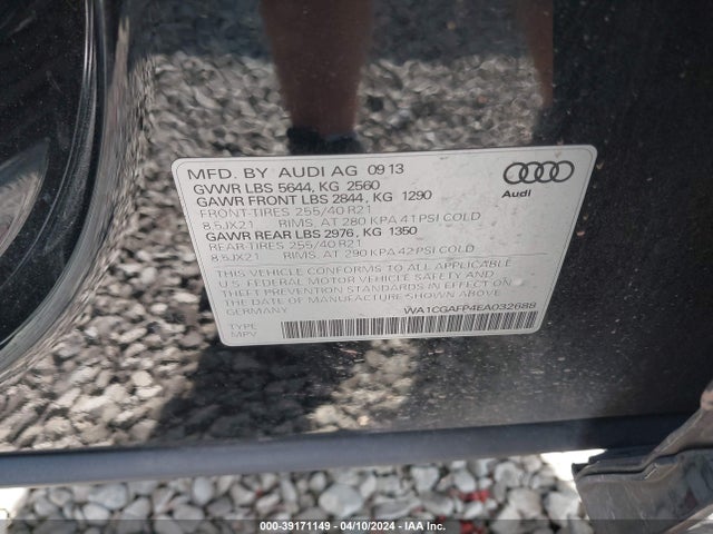 WA1CGAFP4EA032688 Audi Sq5 3.0t Premium Plus