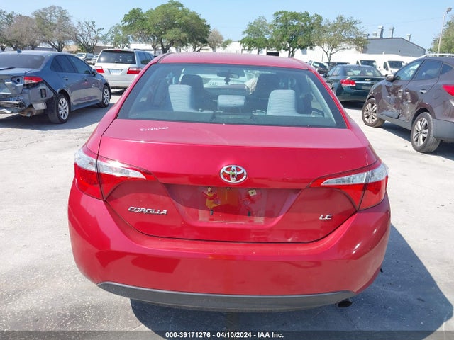 Toyota COROLLA LE 2016 2T1BURHE7GC599383 Image 16