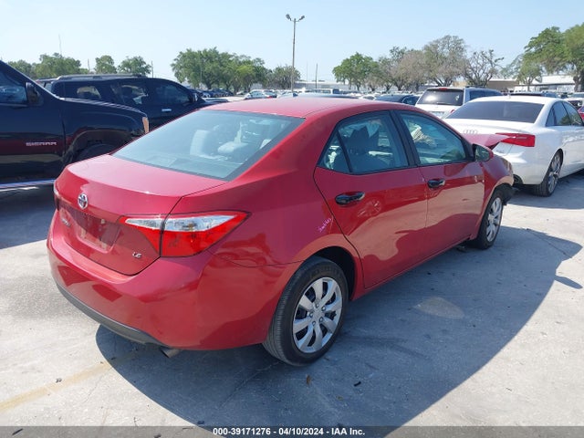 Toyota COROLLA LE 2016 2T1BURHE7GC599383 Image 4