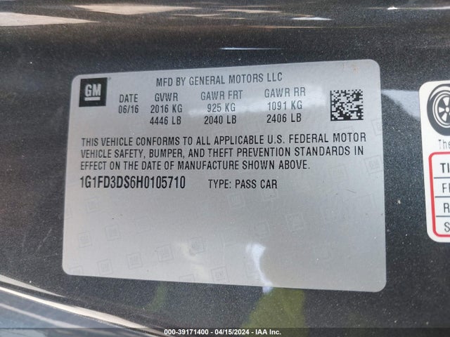 Chevrolet Camaro 2lt 2017 1G1FD3DS6H0105710 Image 9