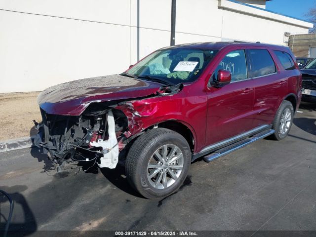 1C4RDHAG3HC883527 Dodge Durango Sxt Rwd