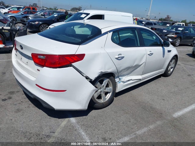 KIA Optima Lx 2015 KNAGM4A71F5635713 Image 4
