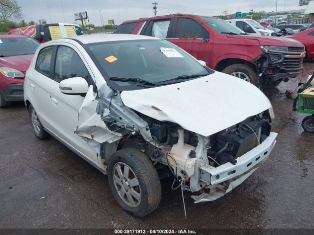 Auction sale of the 2015 Mitsubishi Mirage Es, vin: ML32A4HJ9FH052959, lot number: 39171913