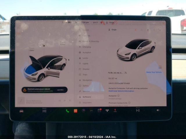 5YJ3E1EA2NF155468 Tesla Model 3 Rear-wheel Drive