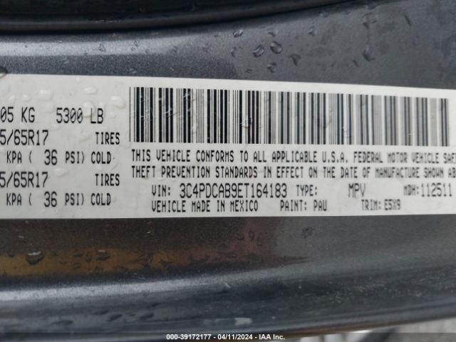 3C4PDCAB9ET164183 Dodge Journey American Value Pkg