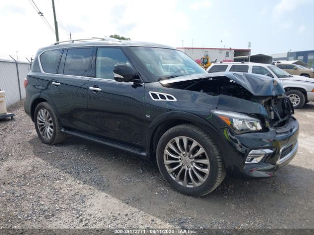 2017 Infiniti Qx80 მანქანა იყიდება აუქციონზე, vin: JN8AZ2NF7H9647185, აუქციონის ნომერი: 39172771