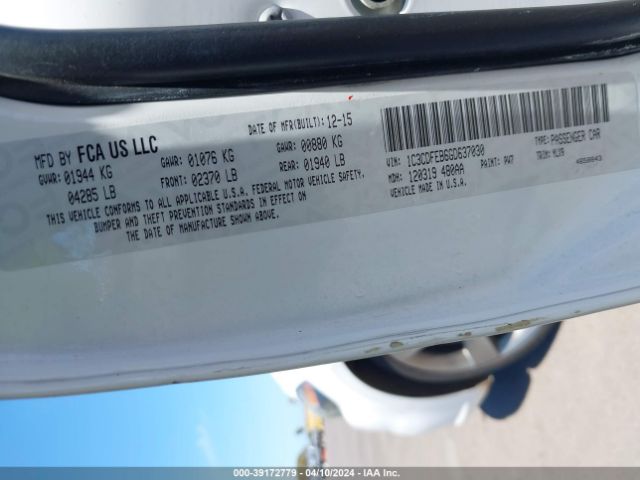 1C3CDFEB6GD637030 Dodge DART GT