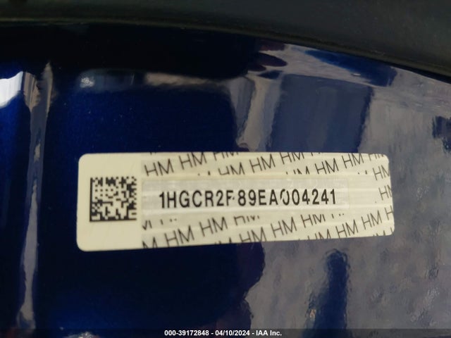 Honda Accord Ex-l 2014 1HGCR2F89EA004241 Image 9