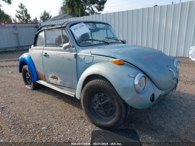 Продаж на аукціоні авто 1979 Volkswagen Beetle Convertible, vin: 1592019255, номер лоту: 39172936