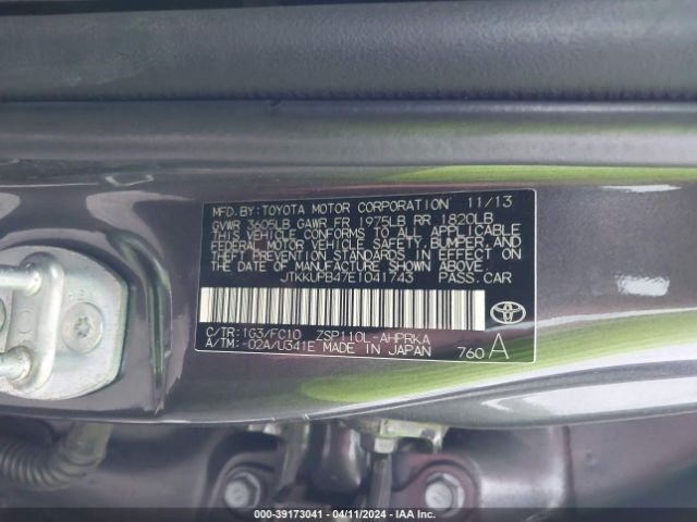 JTKKUPB47E1041743 Scion XD