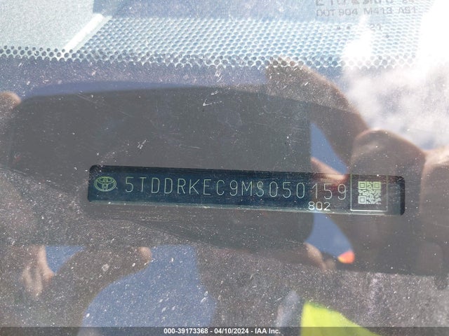 Toyota Sienna Xse 2021 5TDDRKEC9MS050159 Image 9