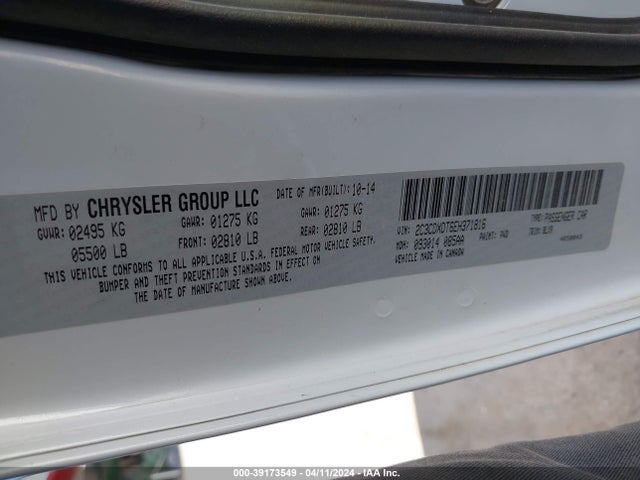 Dodge Charger R/t Plus 2014 2C3CDXDT6EH371816 Image 9