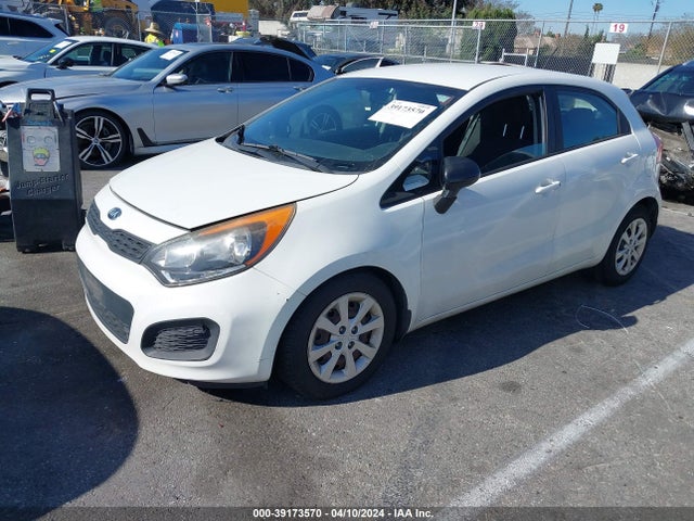 KIA RIO LX 2014 KNADM5A31E6360438 Image 2