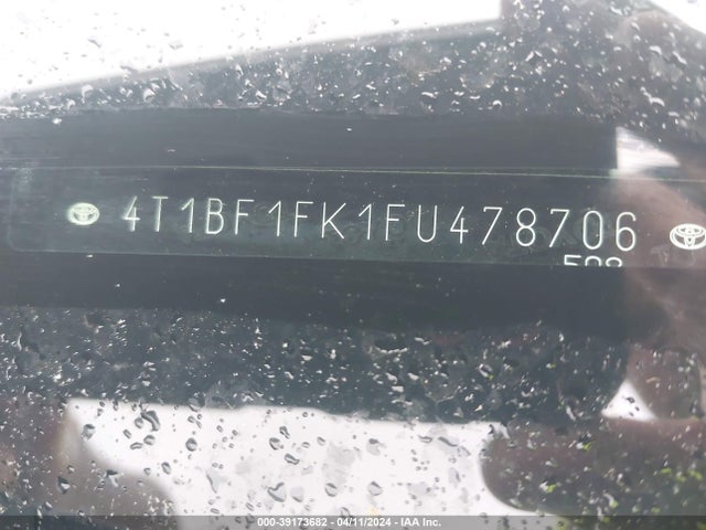 Toyota CAMRY SE 2015 4T1BF1FK1FU478706 Image 9