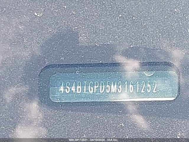 4S4BTGPD5M3161252 Subaru Outback Touring Xt