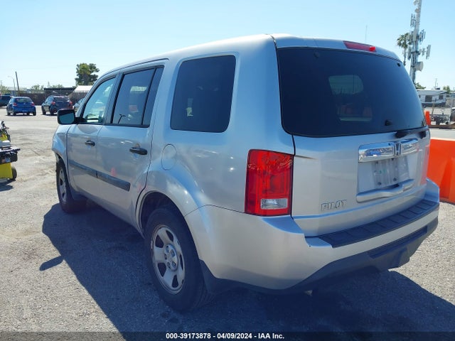 Honda PILOT LX 2014 5FNYF3H24EB016283 Image 3