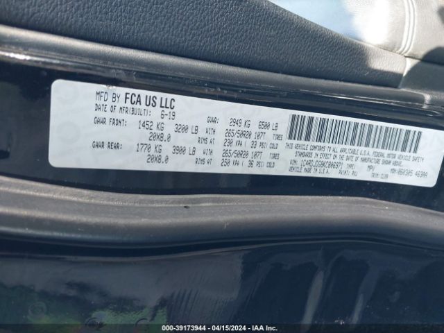 1C4RDJDG8KC806971 Dodge Durango Gt Plus Awd