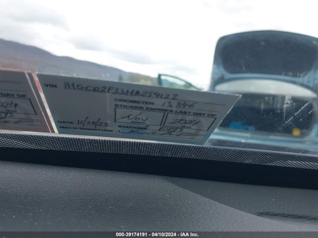 Honda ACCORD LX 2017 1HGCR2F33HA259122 Image 20
