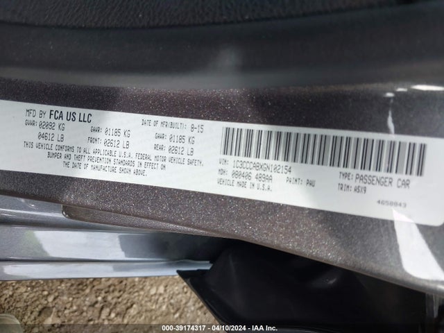 1C3CCCABXGN102154 Chrysler 200 Limited