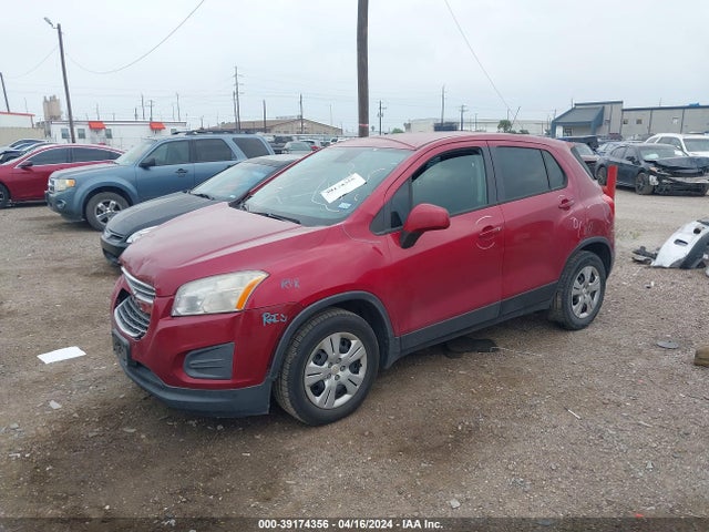 Chevrolet Trax 1ls 2015 KL7CJKSB8FB215642 Image 2