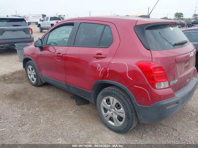 Chevrolet Trax 1ls 2015 KL7CJKSB8FB215642 Image 3