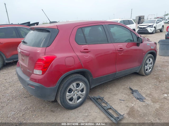 Chevrolet Trax 1ls 2015 KL7CJKSB8FB215642 Image 4