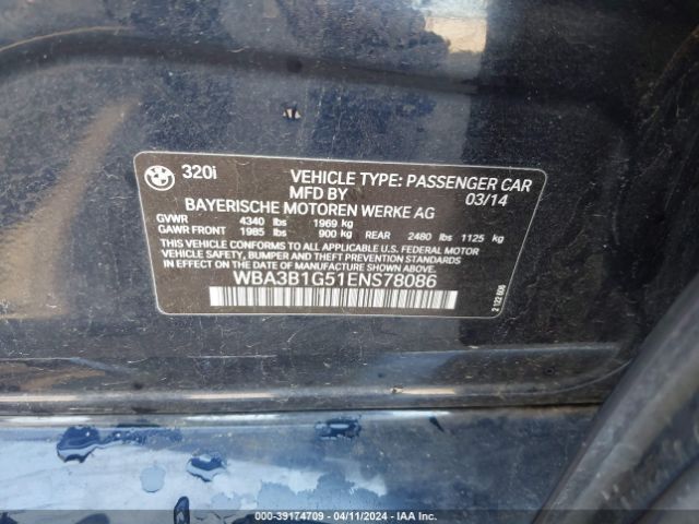 WBA3B1G51ENS78086 BMW 320i