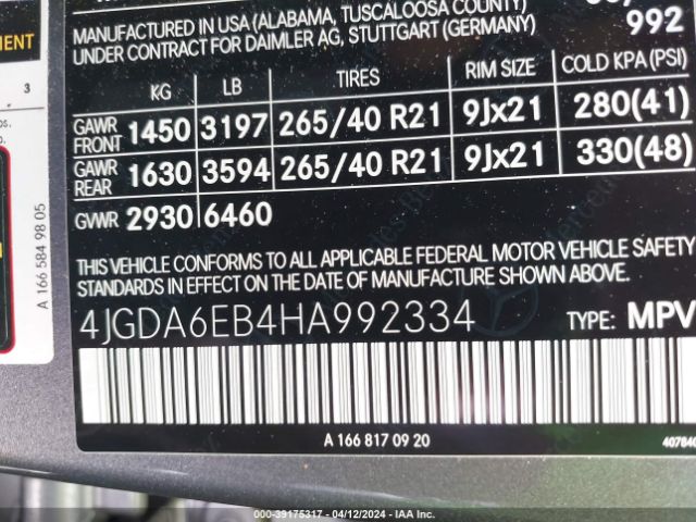 2017 MERCEDES-BENZ AMG GLE 43 4JGDA6EB4HA992334 Photo 8