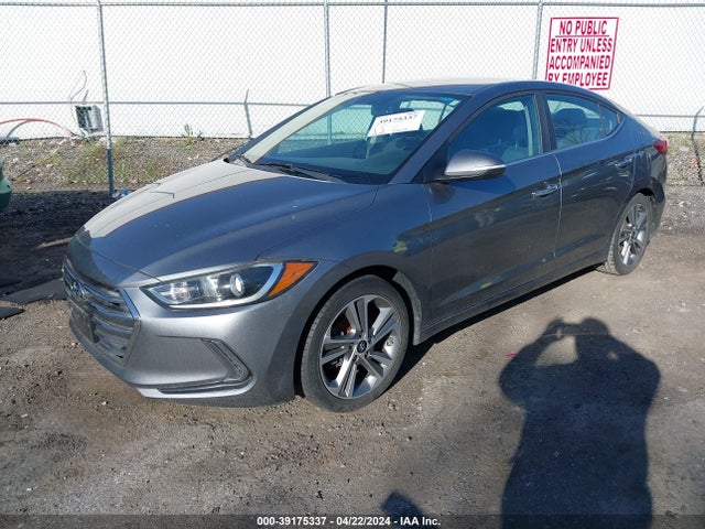 39175337 :رقم المزاد ، KMHD84LF9HU076804 vin ، 2017 Hyundai Elantra Limited مزاد بيع