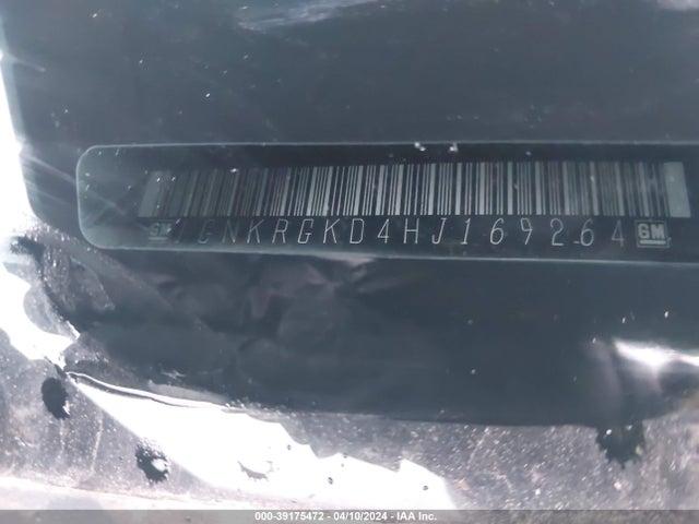 Chevrolet Traverse 1lt 2017 1GNKRGKD4HJ169264 Image 9