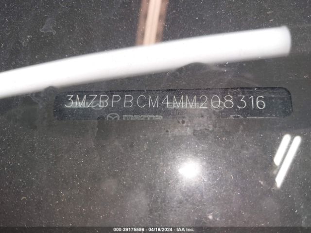 3MZBPBCM4MM208316 Mazda Mazda3 Preferred