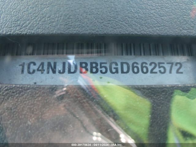 1C4NJDBB5GD662572 Jeep Compass Sport