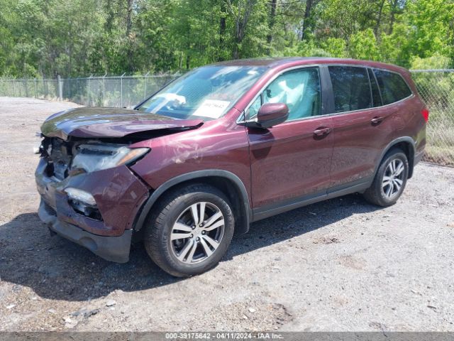 5FNYF5H68GB043407 Honda Pilot Ex-l