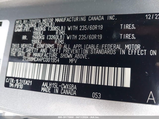 Lexus Rx 350h Premium 2023 2T2BBMCA4PC001954 Image 9